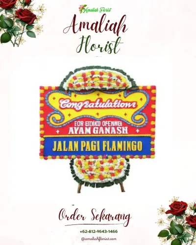 Bunga Papan Congratulation di Plandi